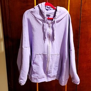 Asos design curve lavender hoodie sz 22 oversized warm